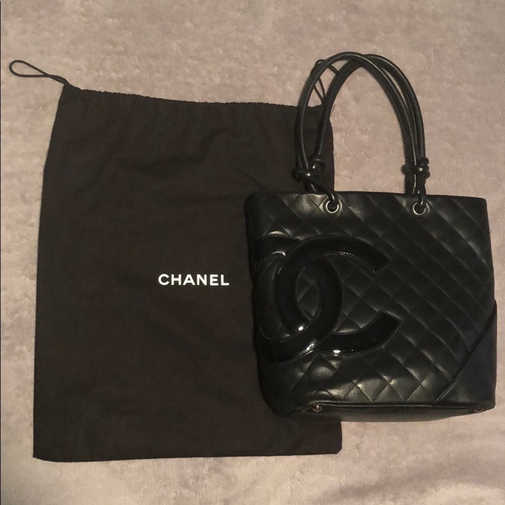 Vintage Chanel Tote Bag with matching wallet.